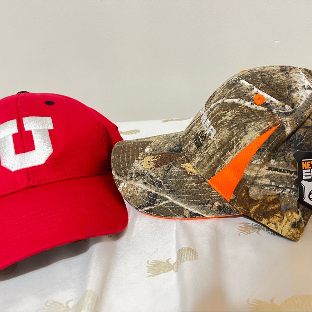 5$for both aUtah Red Cap and Camouflage Cap